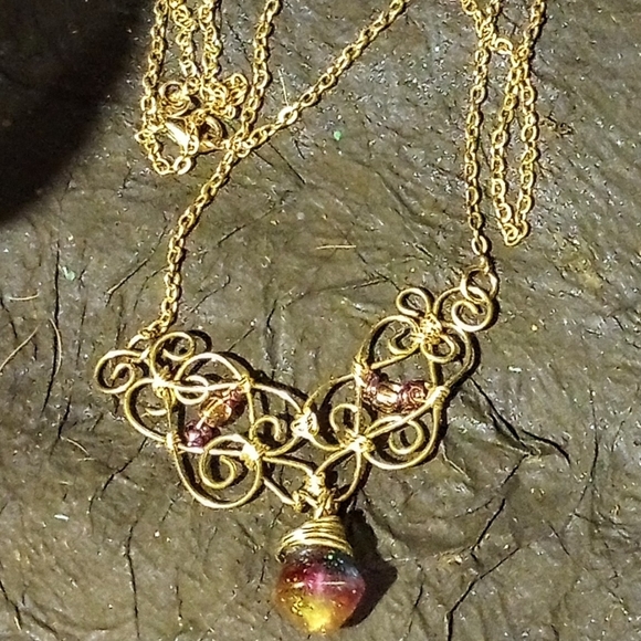 Handmade Boho Necklace - Picture 3 of 3